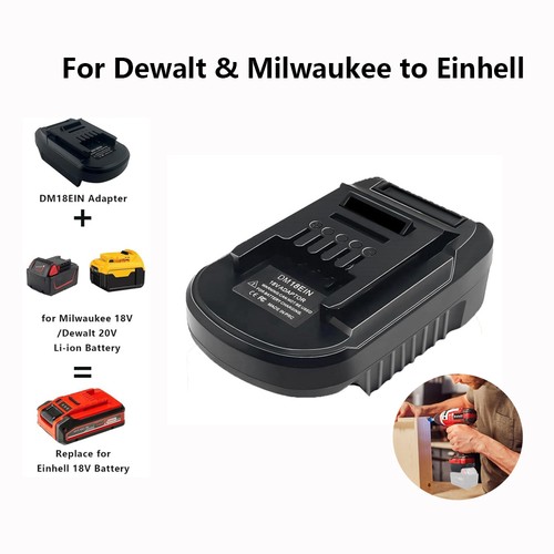 Battery adapter for - battery, dewalt