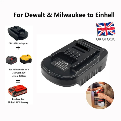 Battery adapter for - for, dewalt