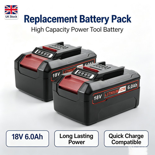 2pack 6000mah 18v battery - 6000mah,